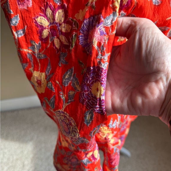 Free People Red Oh Baby Tunic Dress in Excellent Condition - Picture 9 of 10